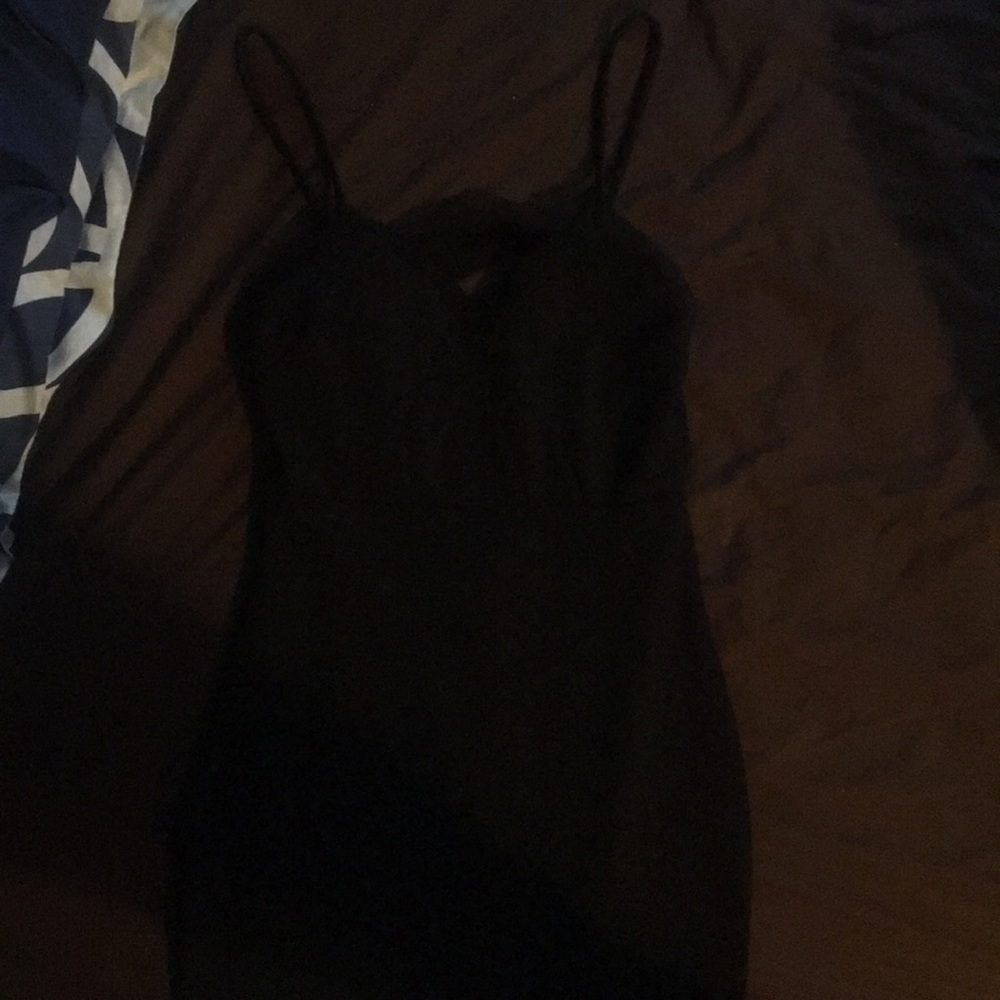 Black cocktail dress